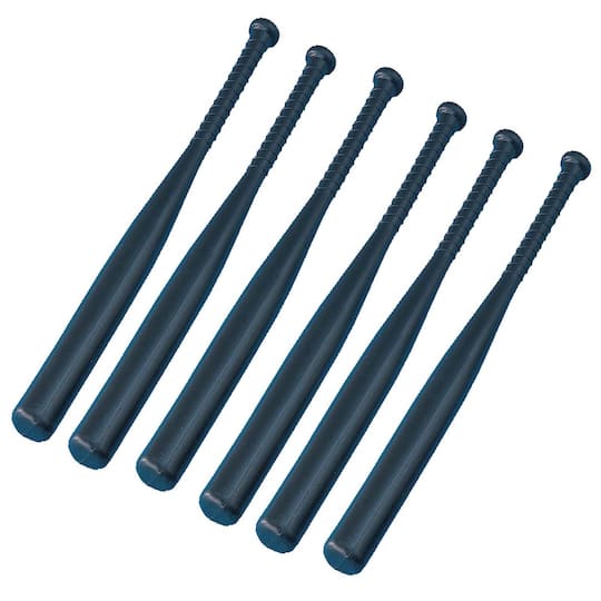 Champion Sports Solid Lightweight Plastic Baseball Bat, 6ct.